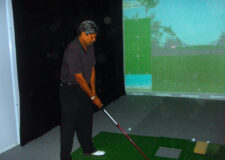 Master of swing is swinging golf bat (Mr.KAPIL DEV)
